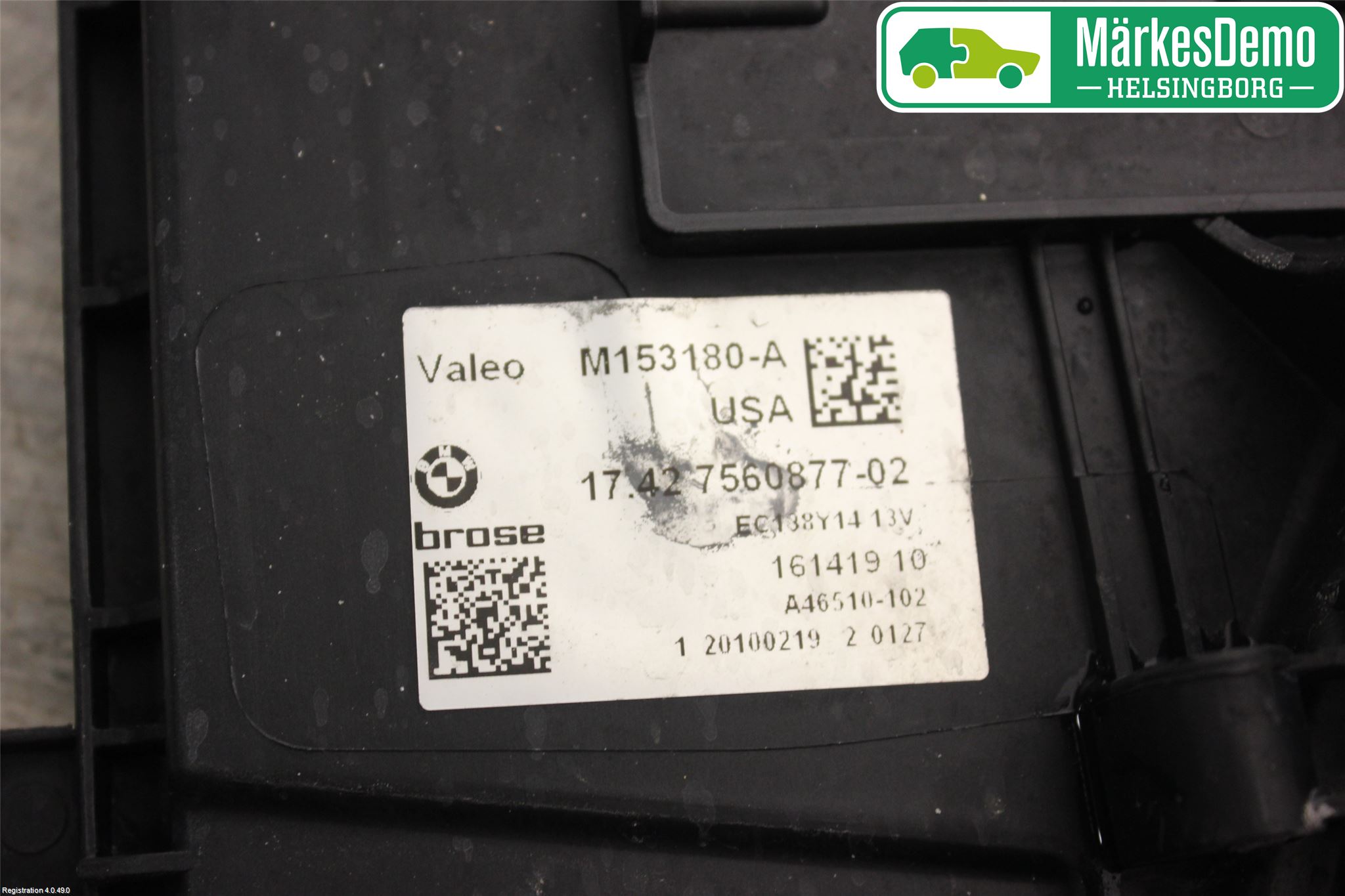 BMW X3 F25 10-17 Kylfläkt El