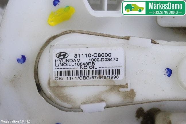 Hyundai i20 GB 15-20 Bränslepump El
