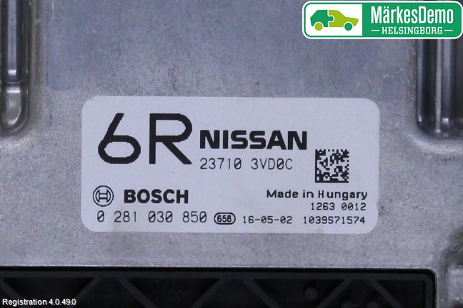 Nissan NV200/NV200 COMBI Styrenhet Inspump Diesel
