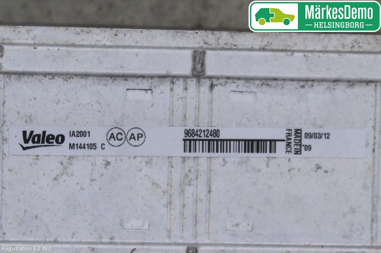 Citroen C4 II 11-18 Laddluft-Intercooler Kyl