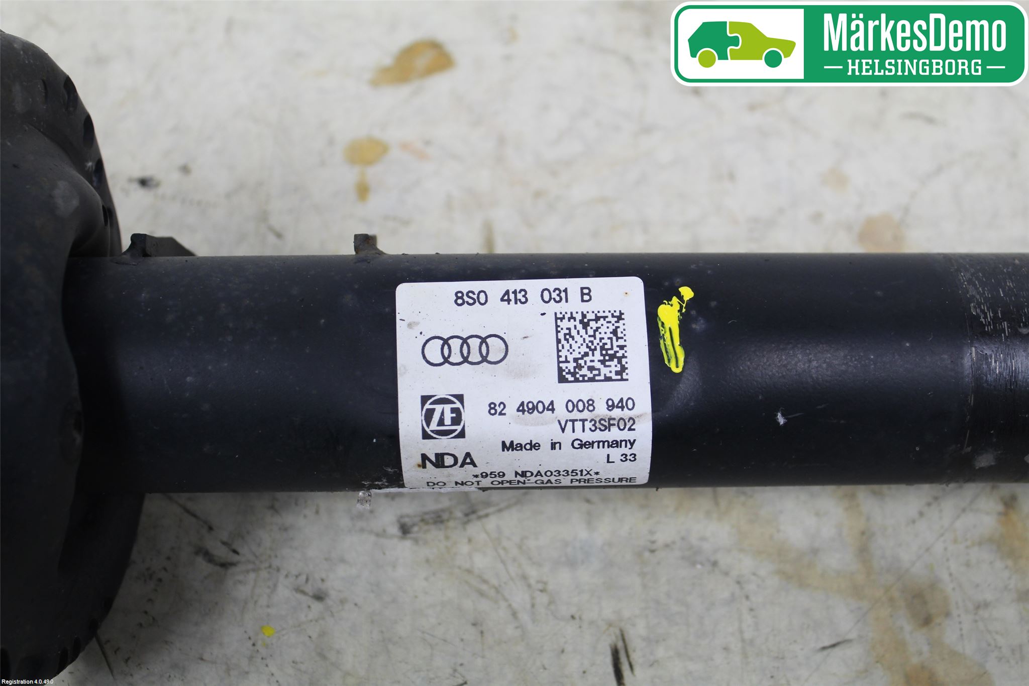 Audi TT/TTS/TT RS 15- Fjäderben Fram Vänster