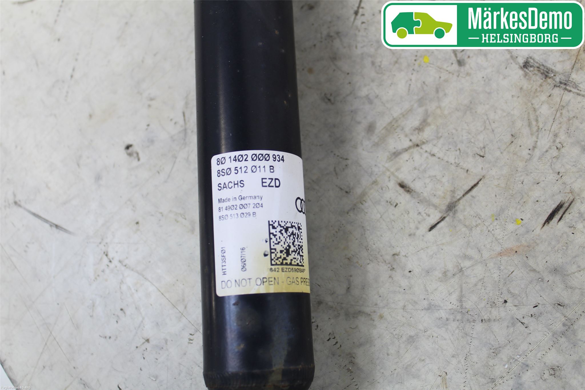 Audi TT/TTS/TT RS 15- Stötdämpare Bak