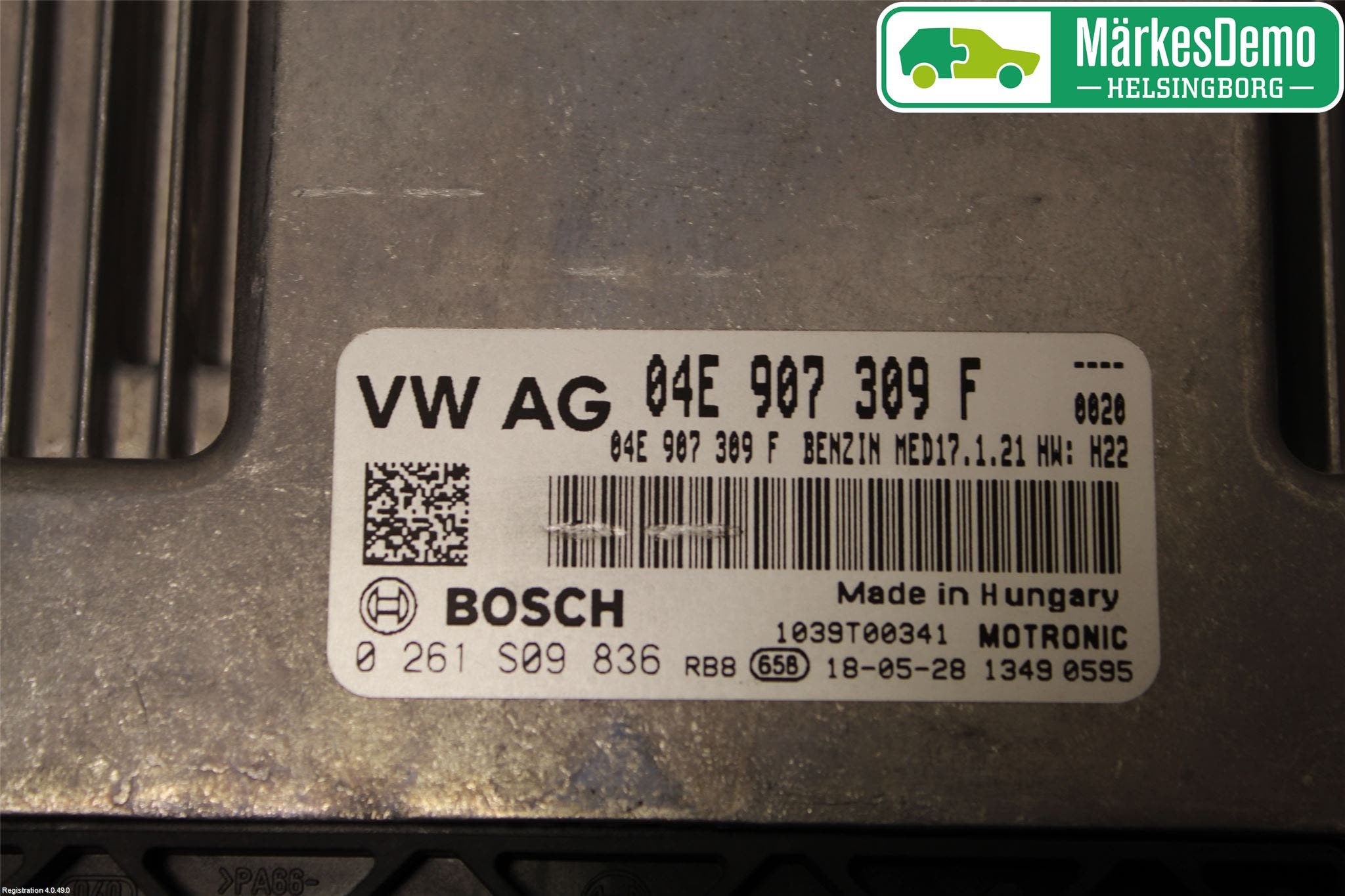 Volkswagen VW PASSAT 15-19 Styrenhet Insprut Bensin