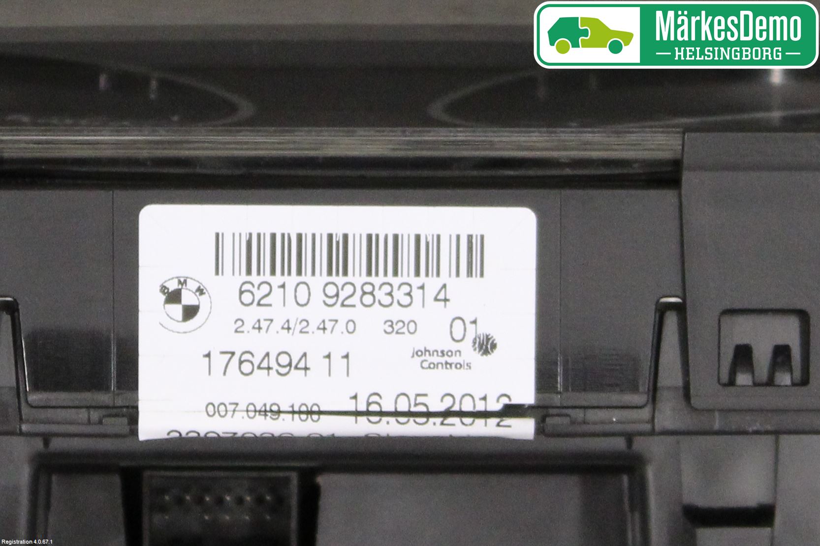BMW 3 F30/F31/F80 12-19 Instrument Komb