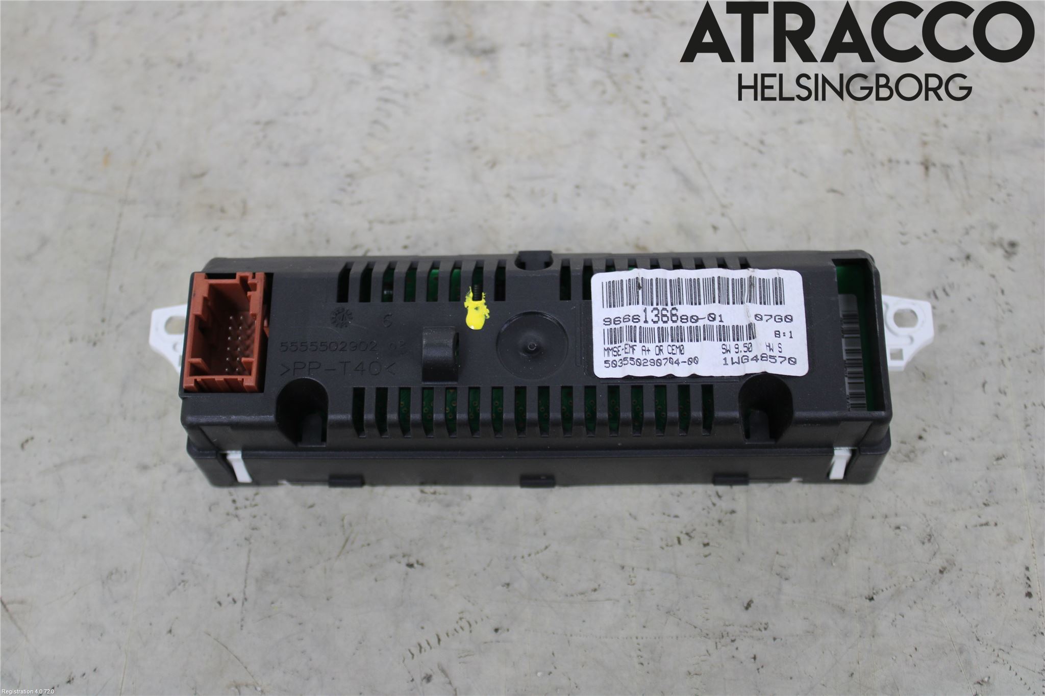 Peugeot 207 Kontrolldisplay