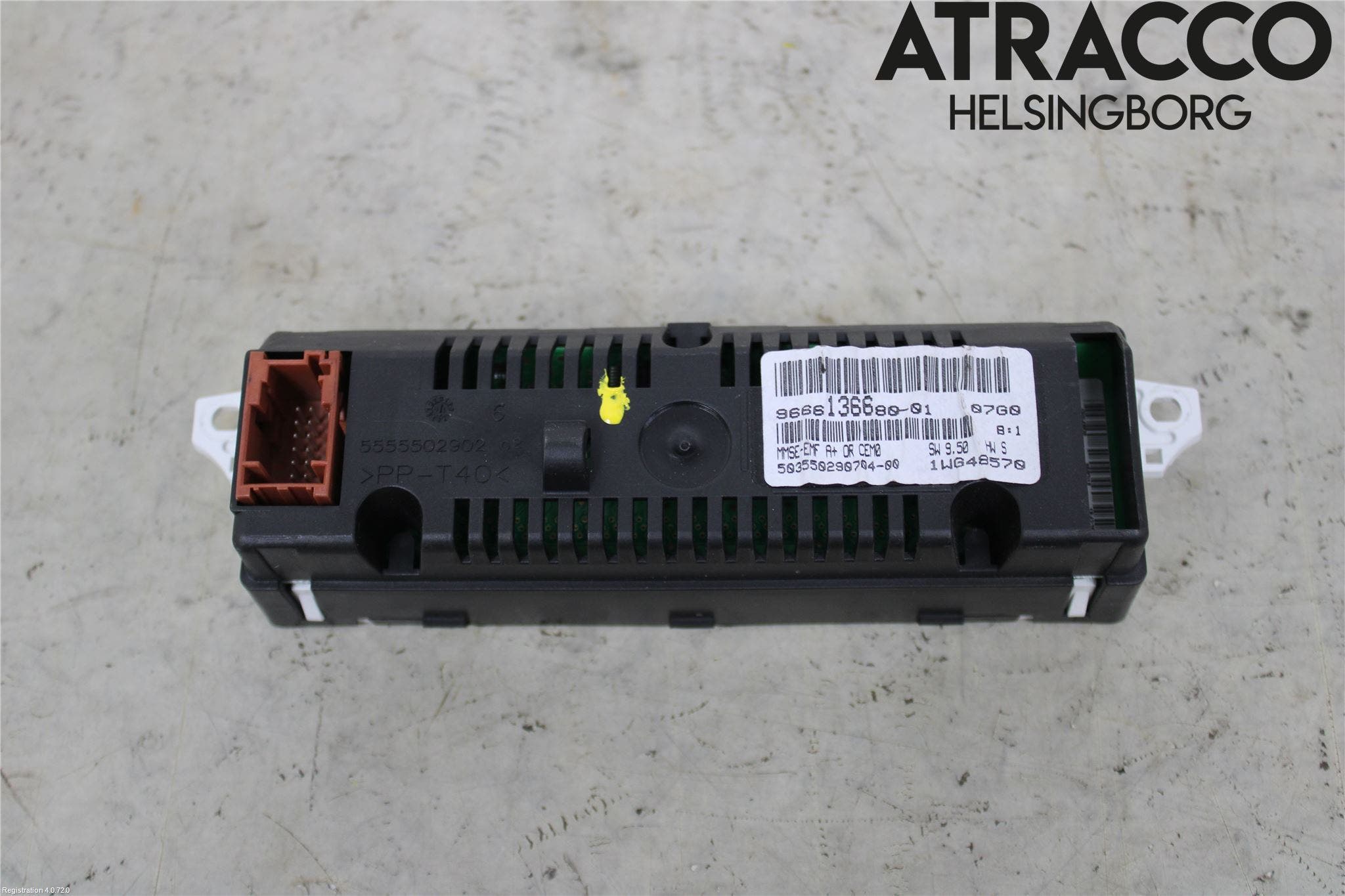 Peugeot 207 Kontrolldisplay