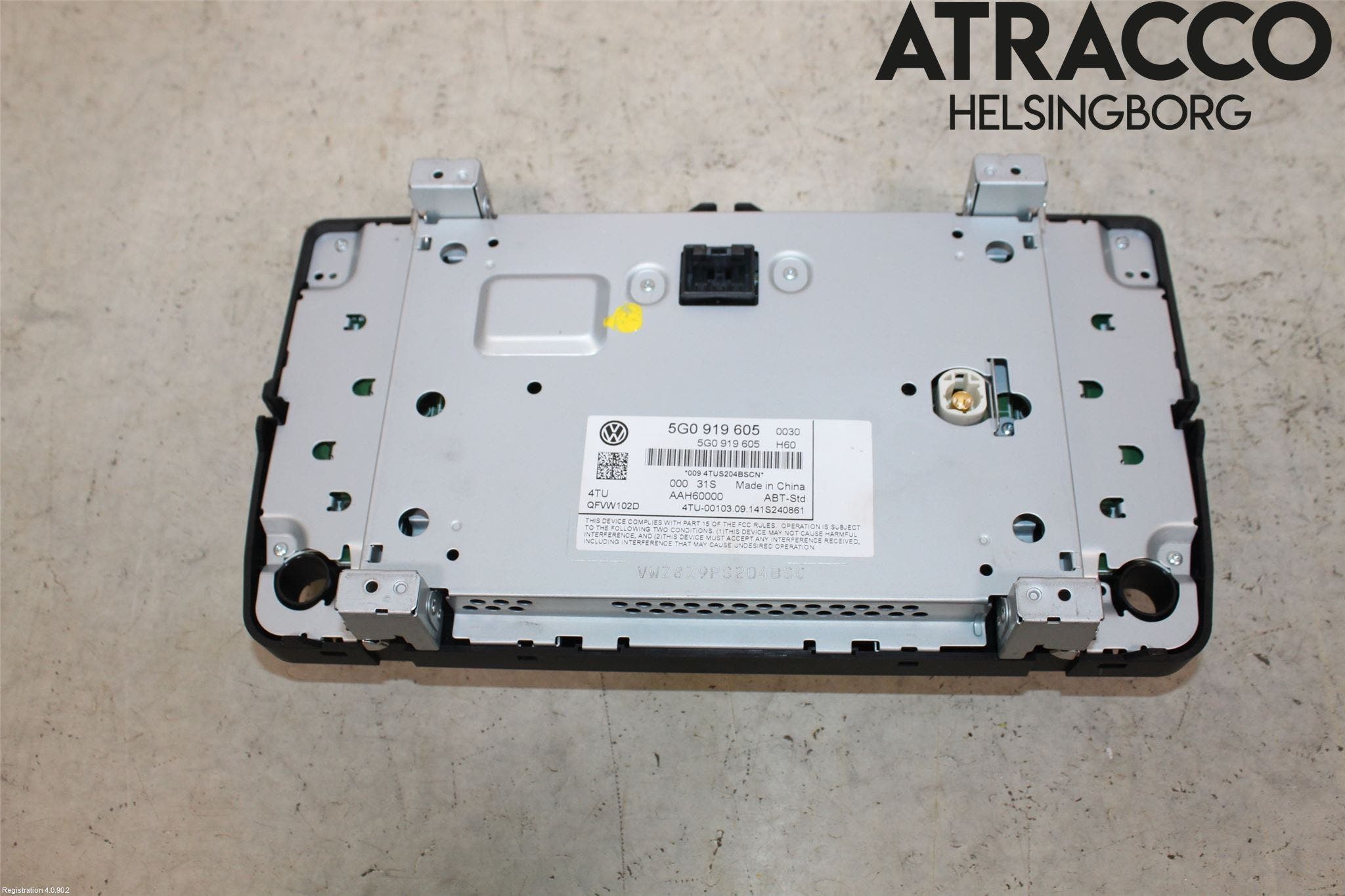 Volkswagen VW GOLF / E-GOLF VII 13-20 Multifunktionsdisplay