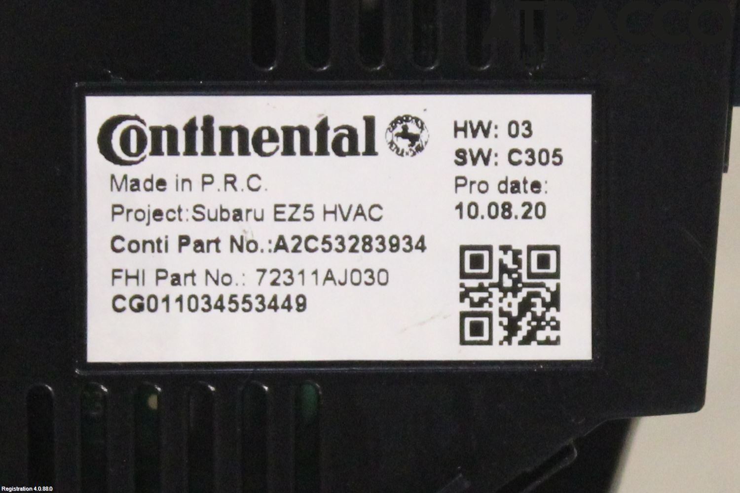 Subaru LEGACY 10-14 Ac Styrenhet Ac Manöveren