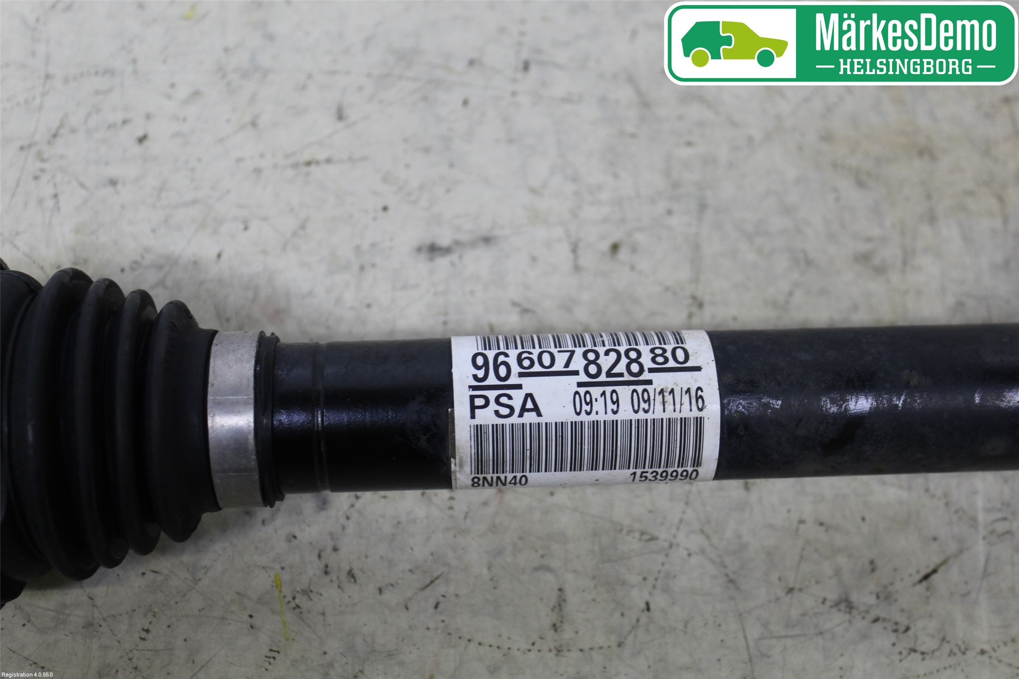 Peugeot PARTNER 16-18 Drivaxel Fram Höger