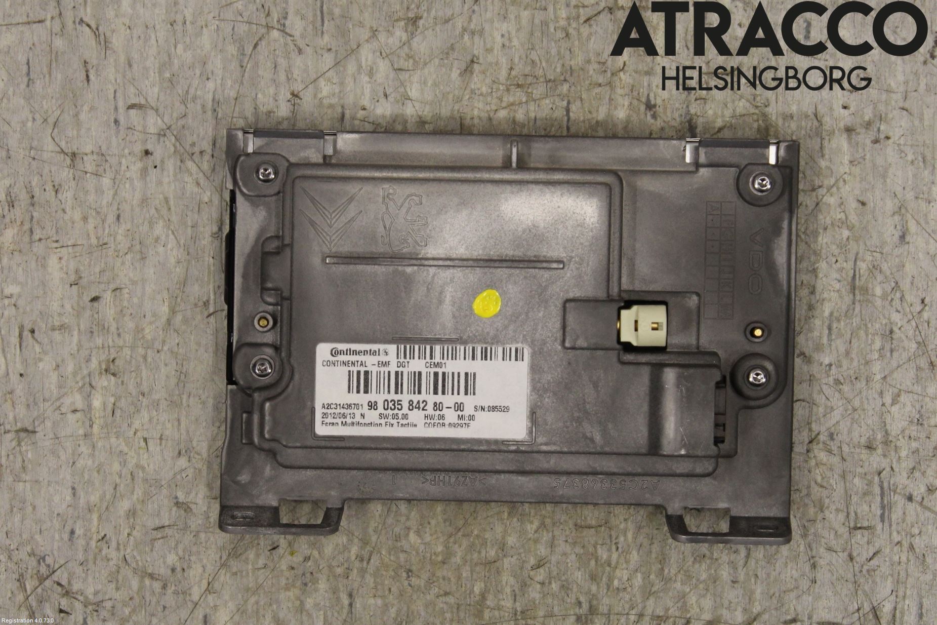 Peugeot 208 12-15 Multifunktionsdisplay