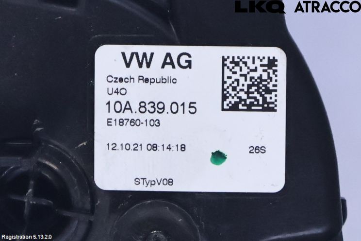 Volkswagen VW T-CROSS 19- Låskista-Dörrlås