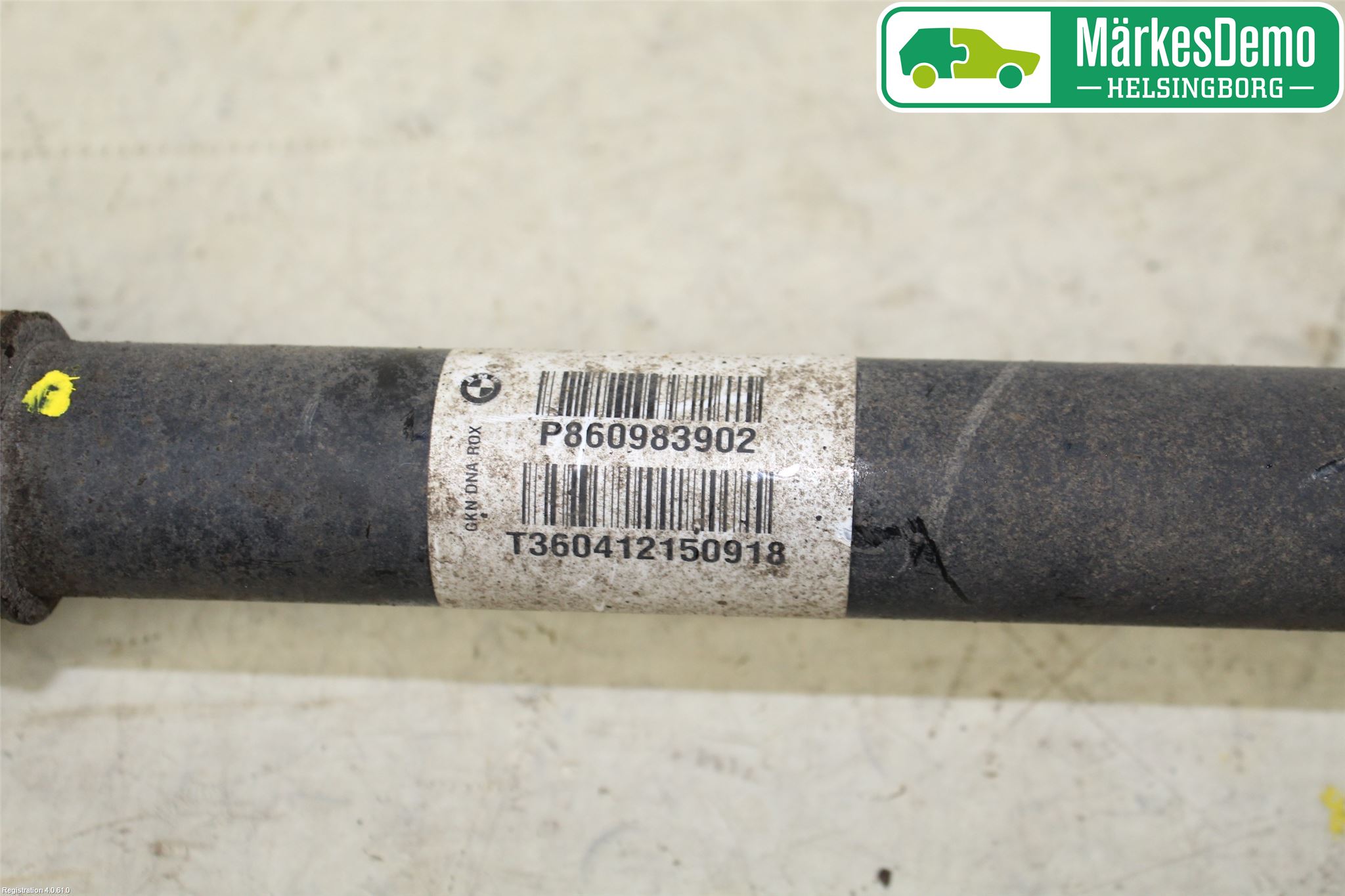 BMW X5 F15 13-18 Drivaxel Bak Höger