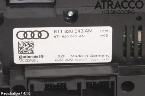 Audi A5 07-16 Ac Styrenhet Ac Manöveren