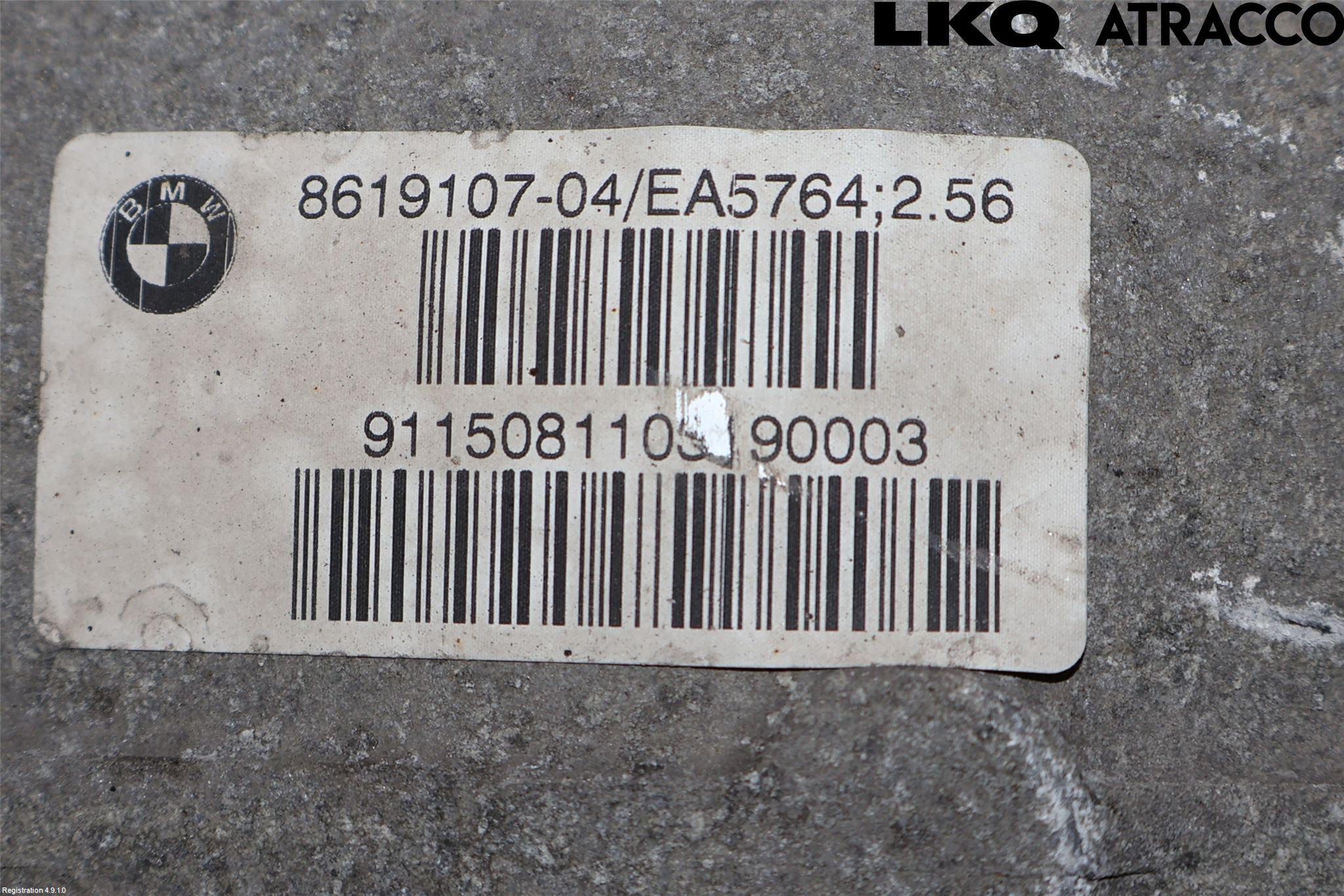 BMW 7 G11/G12 15-22 Bakväxel-Diff