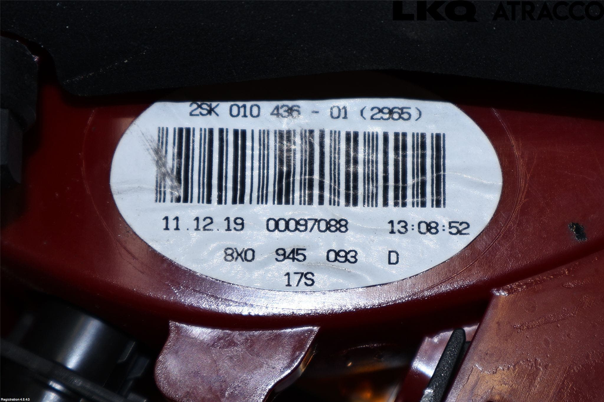 Audi A1/S1 11-18 Bakljus Vänster