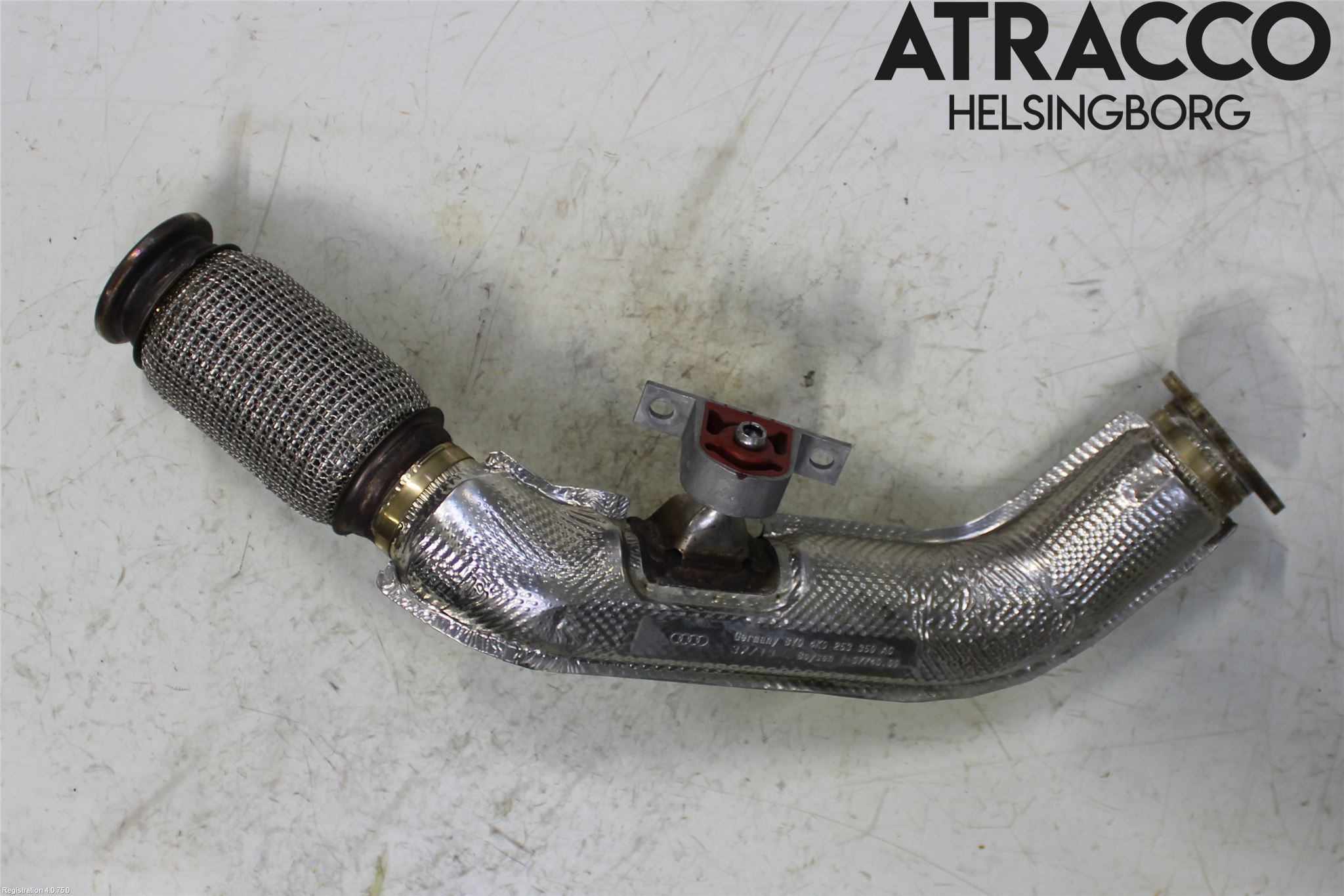 Audi A6 F2/C8 19- Avgasrör Främre-Mitt-Bak