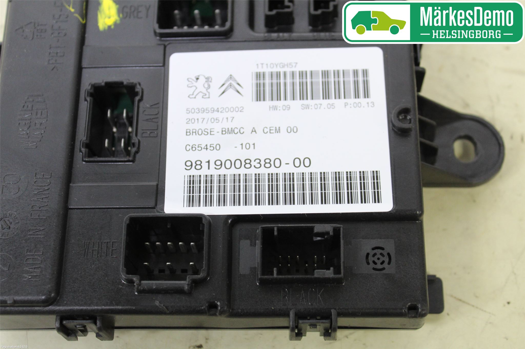 Peugeot 5008 17-24 Styrenhet Baklucka