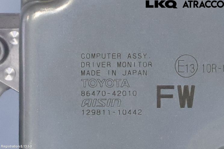 Toyota bZ4X EA10 22- Styrenhet Övrigt