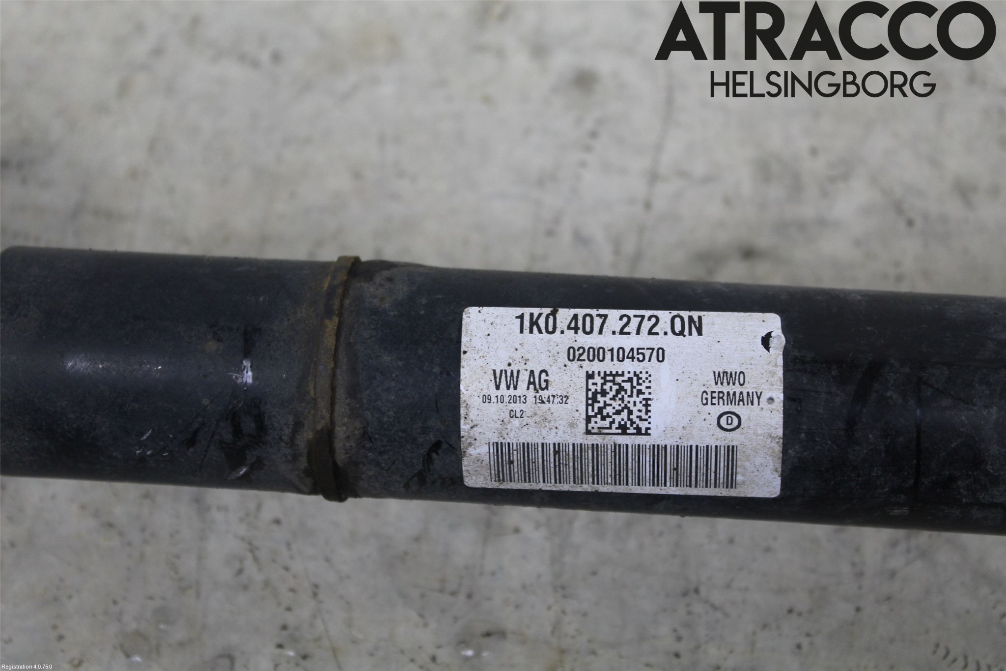 Audi A3/S3 8V 13-20 Drivaxel Fram Höger