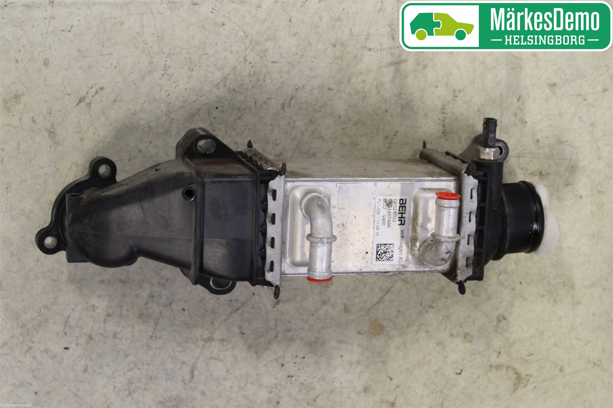Volkswagen VW POLO 10-17 Laddluft-Intercooler Kyl