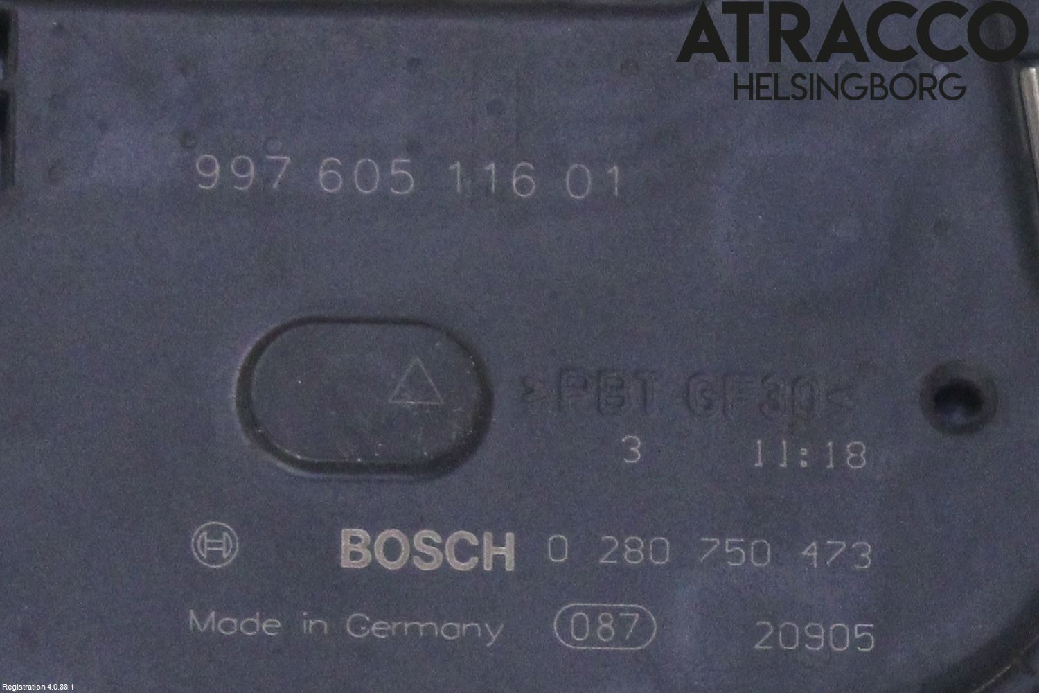 Porsche 911 64- Injspjällhus