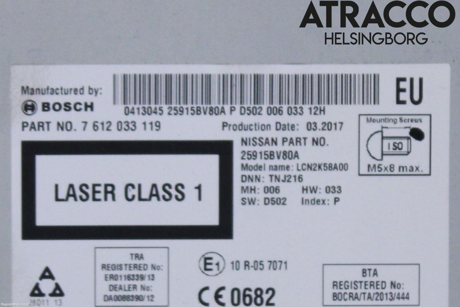 Nissan JUKE 14-19 Cd Radio - Multimediapanel