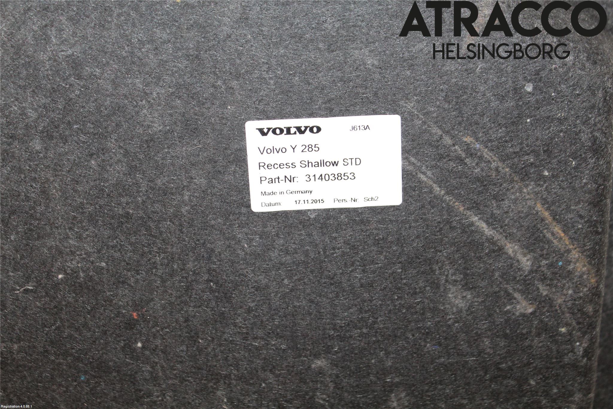 Volvo XC70 14-16 Verktygsfack-Förvaring