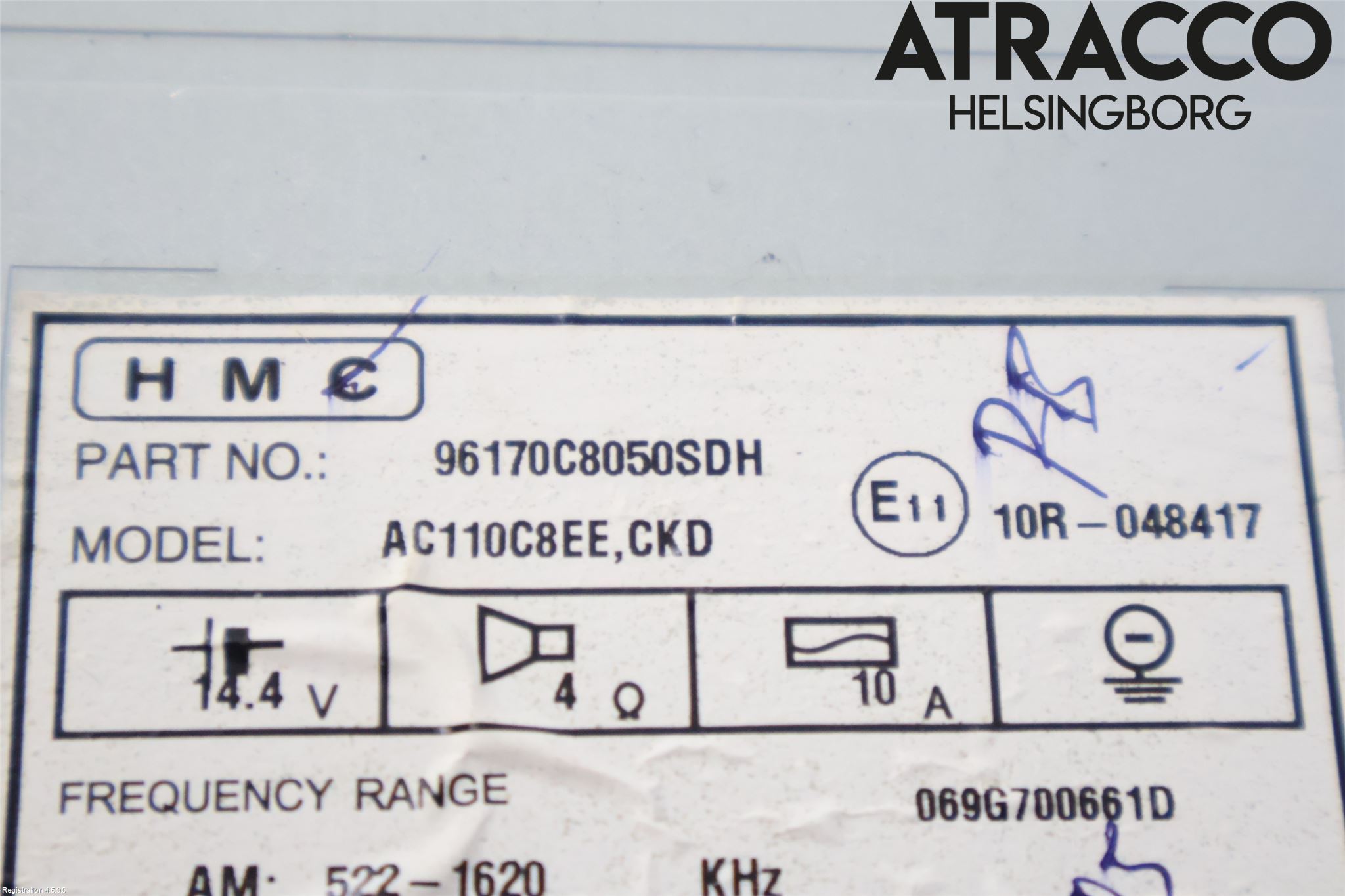 Hyundai i20 GB 15-20 Cd Radio - Multimediapanel