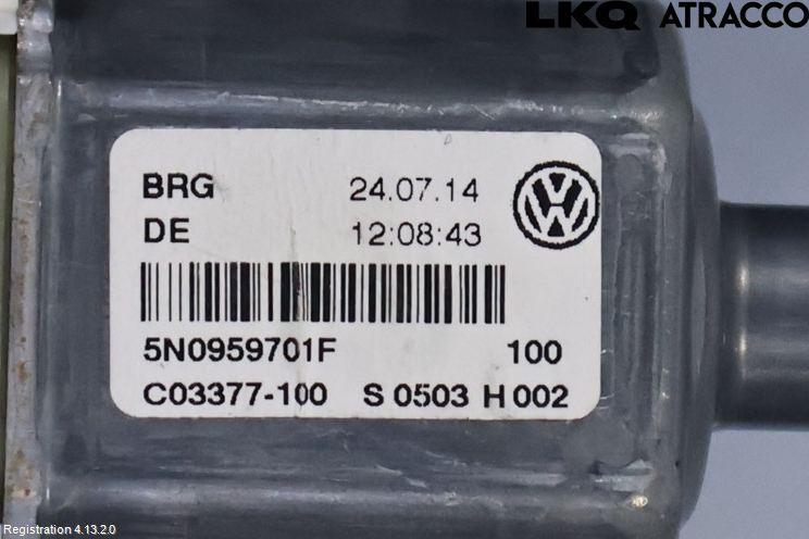 Volkswagen VW TIGUAN 07-16 Fönsterhissmotor