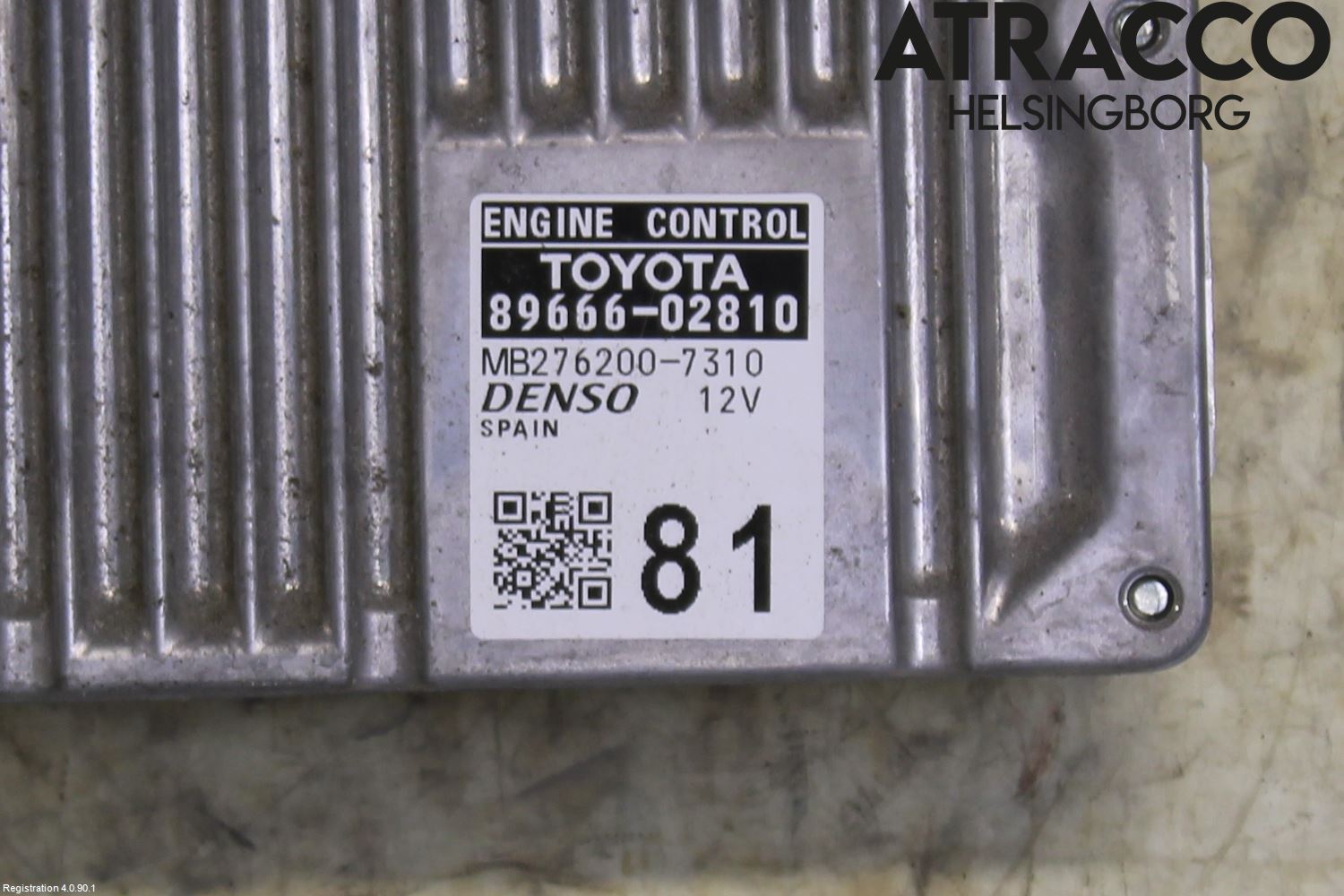Toyota AURIS 13-19 Styrenhet Insprut Bensin