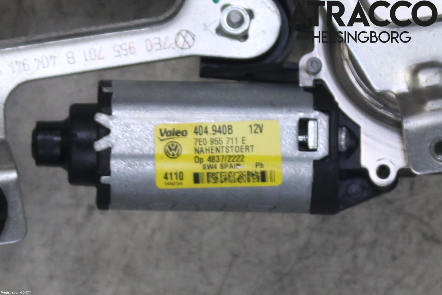 Volkswagen VW TRANSP/CARAVELLE (T6) 16-22 Torkarmotor Baklucka