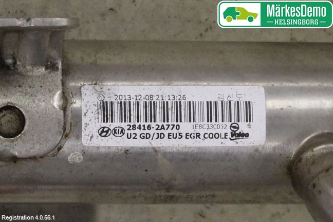 Kia CEED 12-18 Avgaskylare