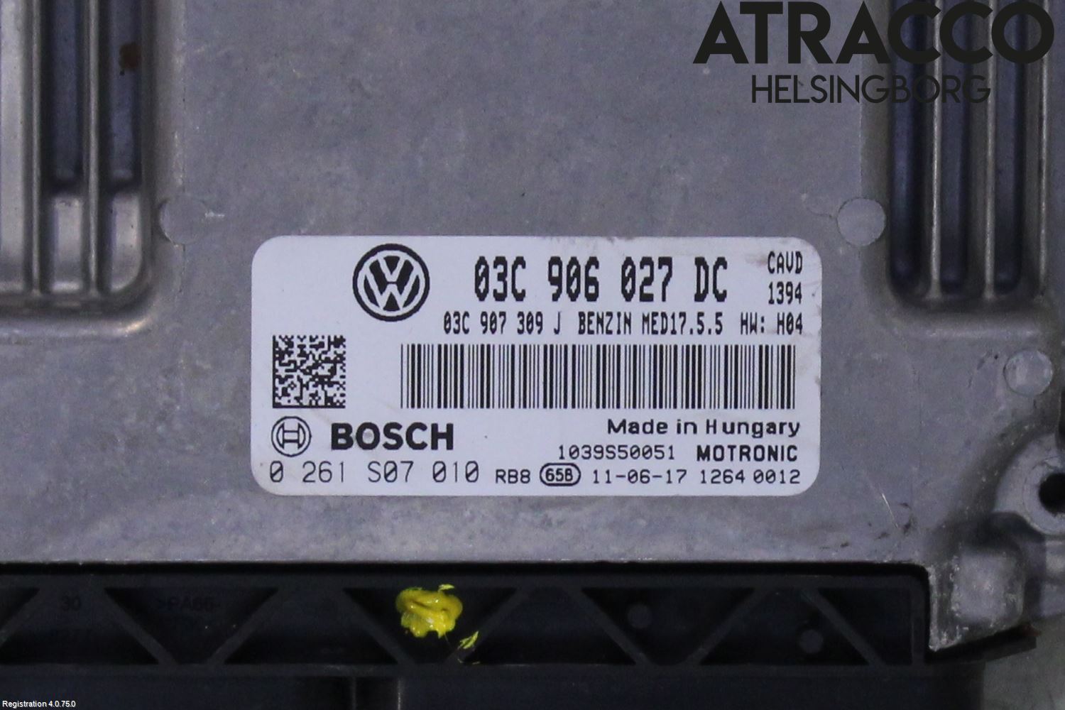 Volkswagen VW TIGUAN 07-16 Styrenhet Insprut Bensin