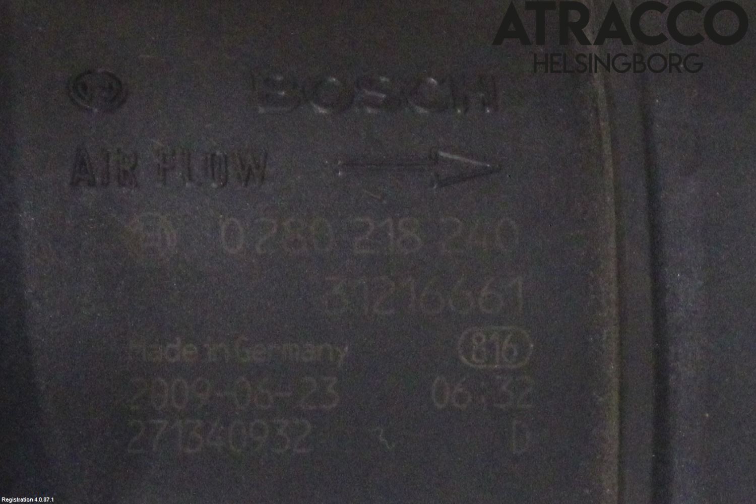 Volvo V70 08-13 Injluftmassamätare