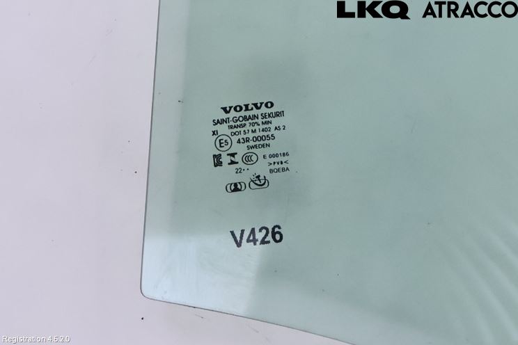 Volvo XC60 18- Dörruta Bak Vänster