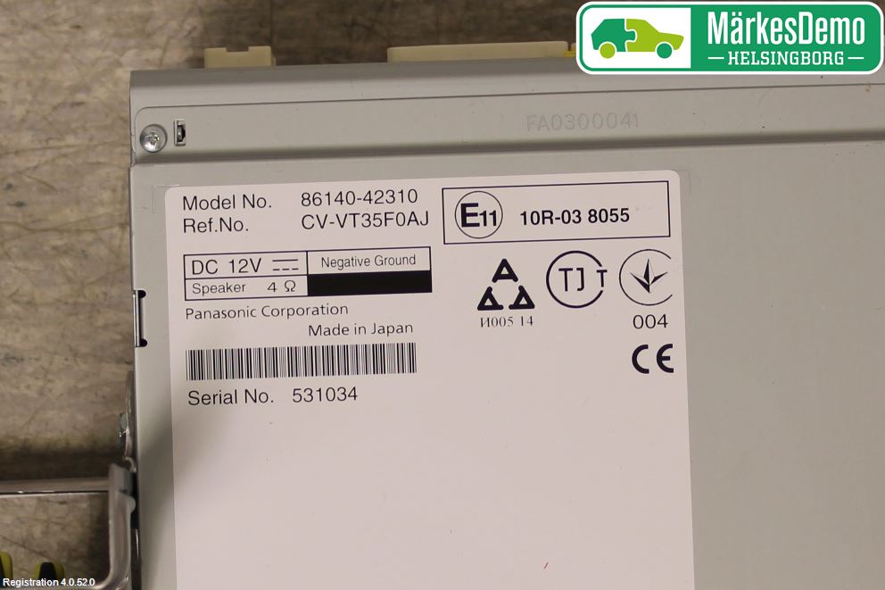 Toyota RAV4 13-18 Cd Radio - Multimediapanel