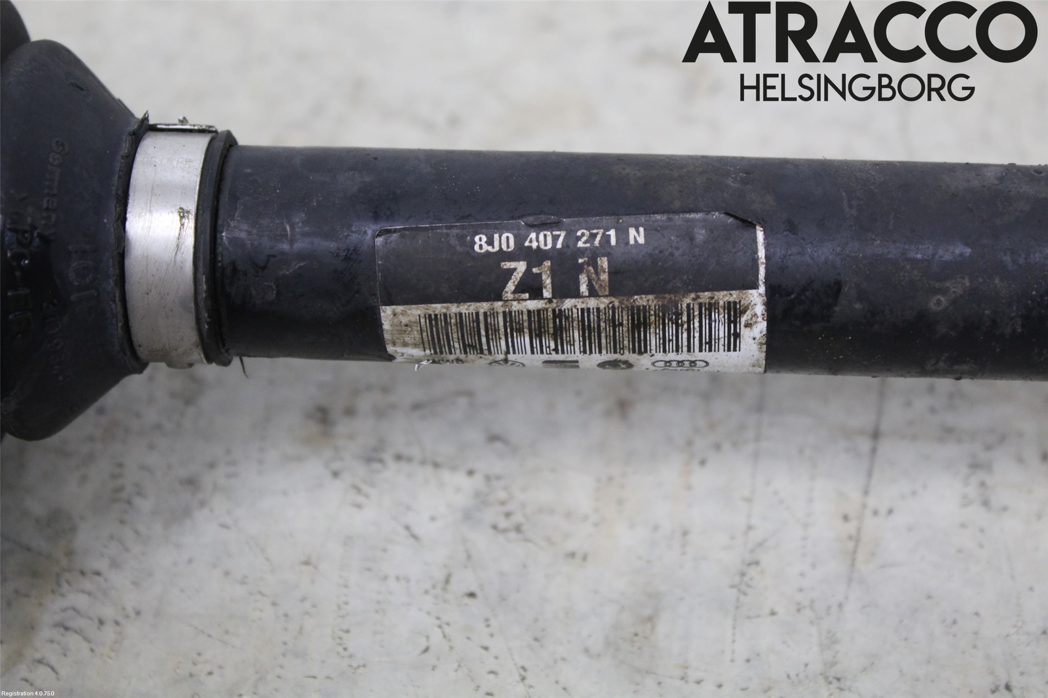 Audi TT/TTS 07-14 Drivaxel Fram Vänster