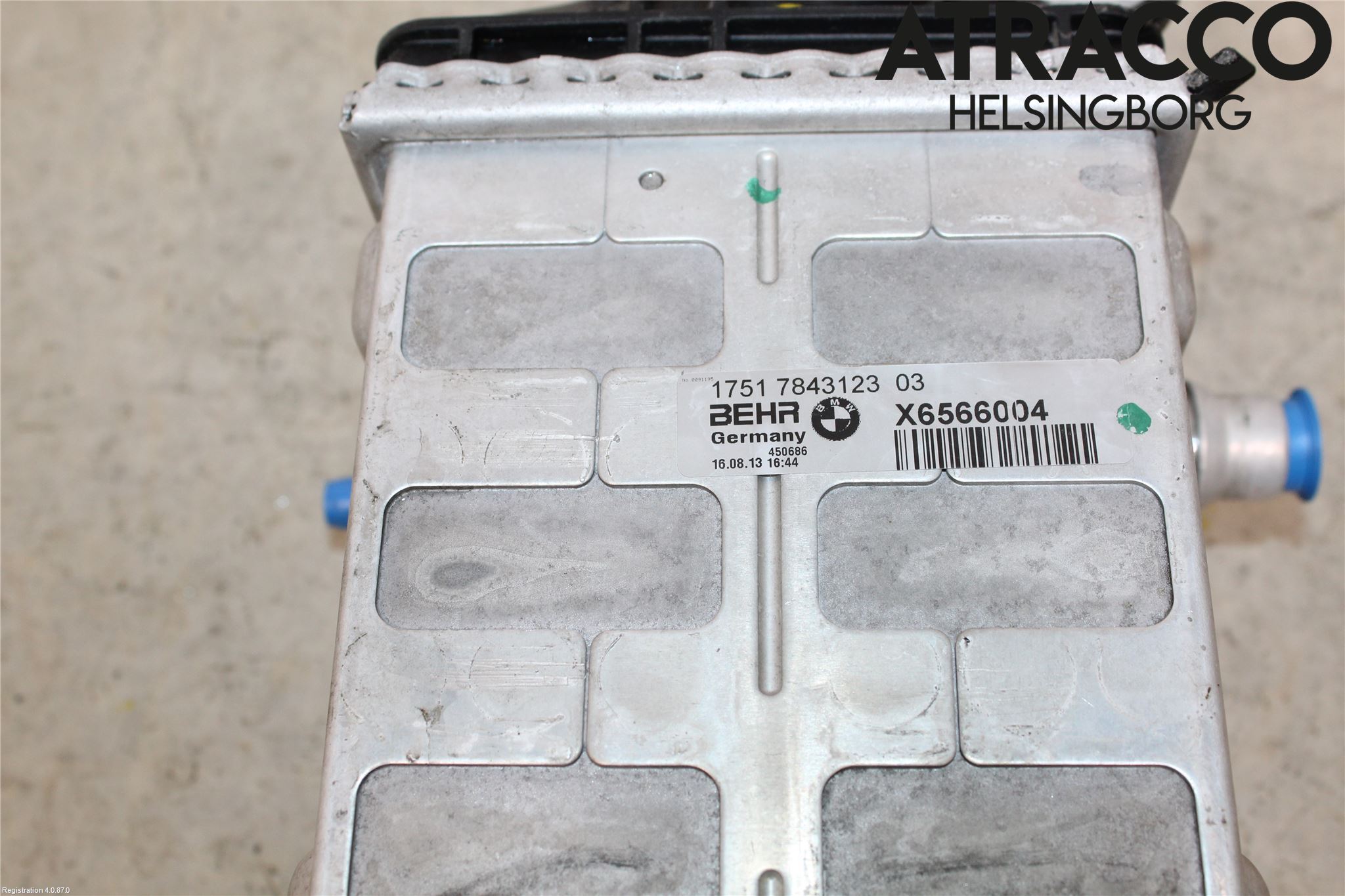 BMW 5 F10/F11/F18 09-17 Laddluft-Intercooler Kyl