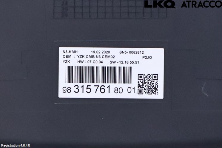 Opel CORSA F, CORSA-E 20- Instrument Komb