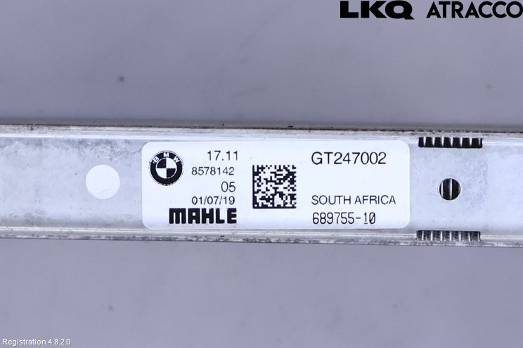 BMW X3 G01 18- Kylare Aut