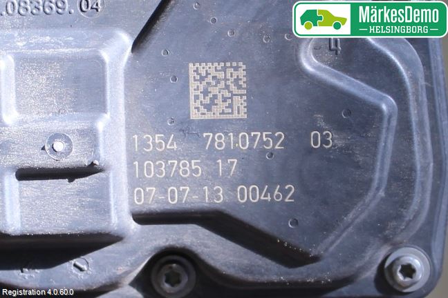 BMW X1 E84 10-15 Injspjällhus