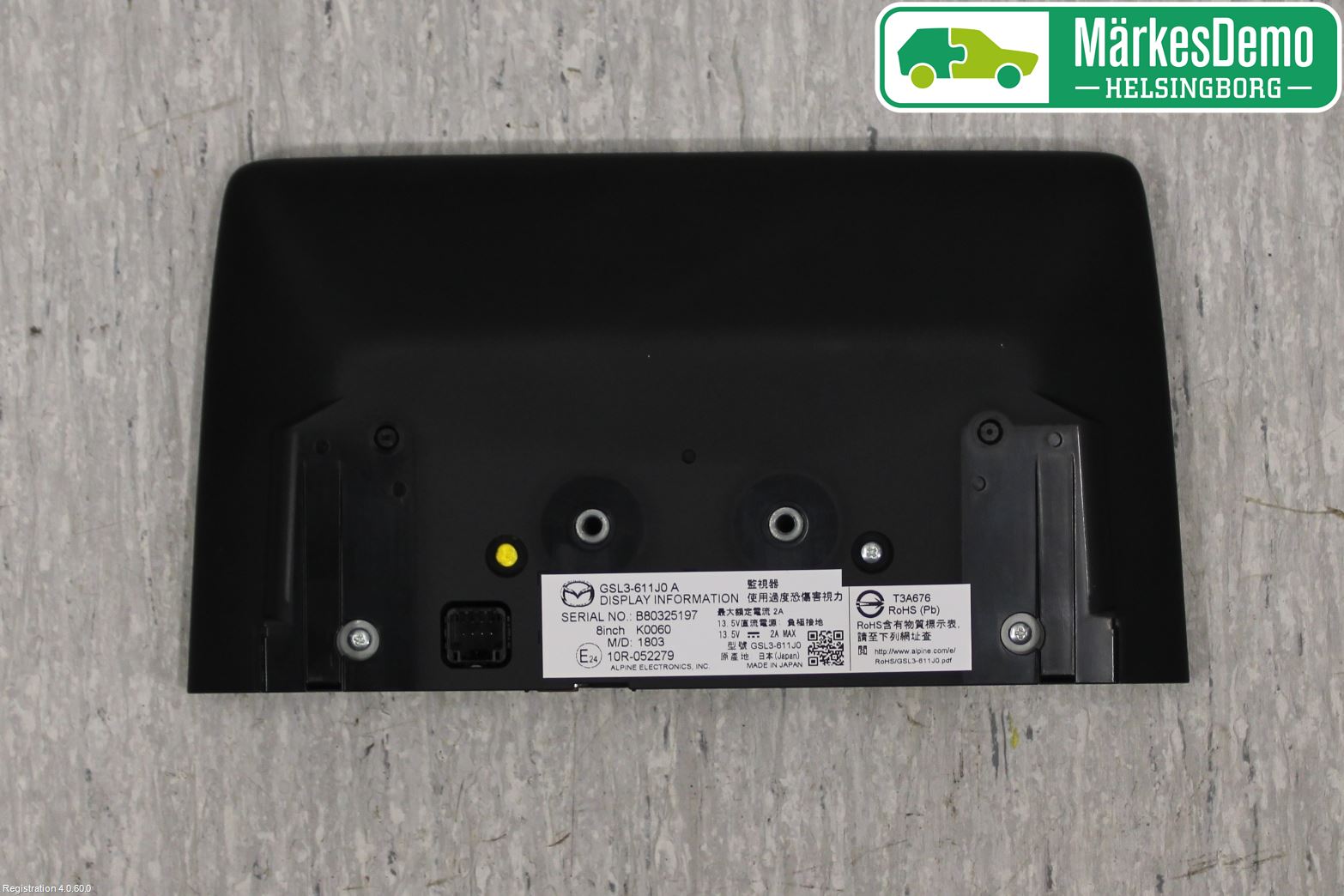 Mazda 6 13- Cd Radio - Multimediapanel