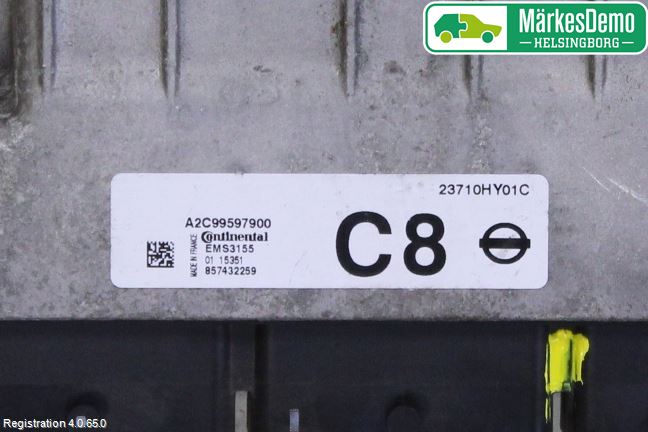 Nissan JUKE 14-19 Styrenhet Insprut Bensin