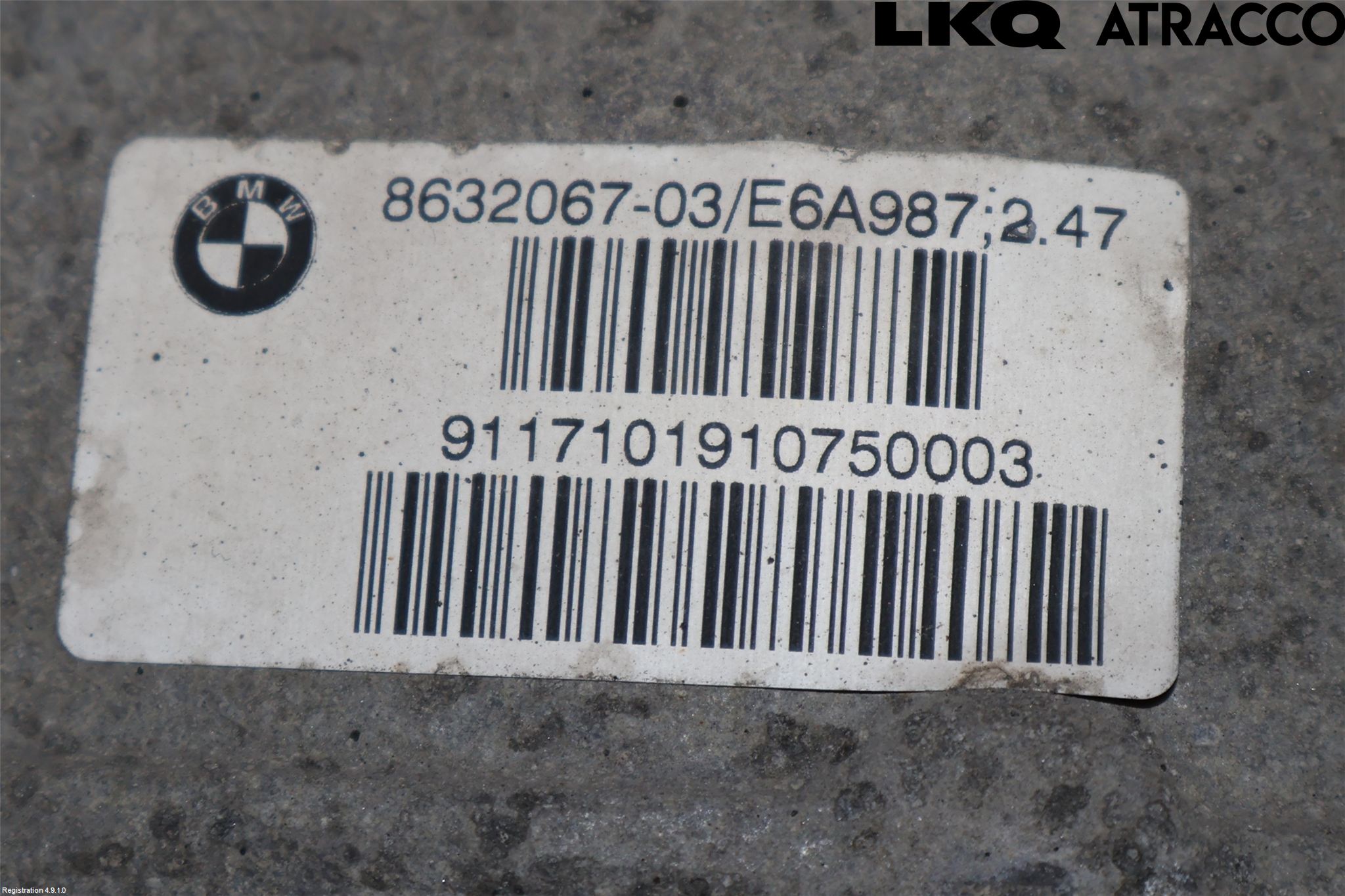 BMW 5 G30/G31/F90 17-23 Bakväxel-Diff