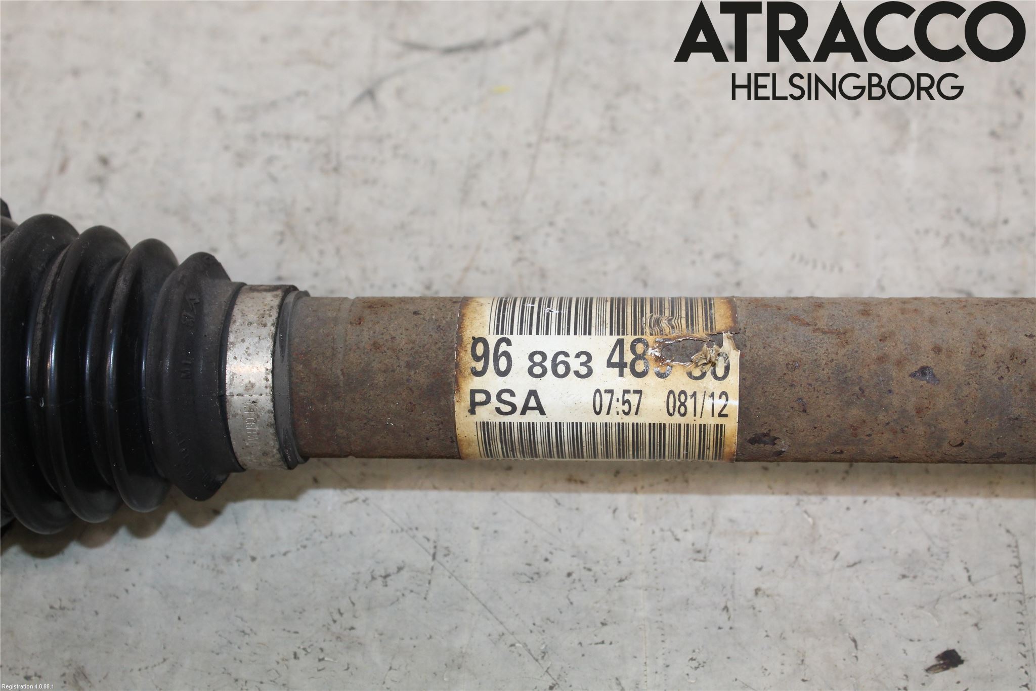Peugeot 508 11-18 Drivaxel Fram Vänster