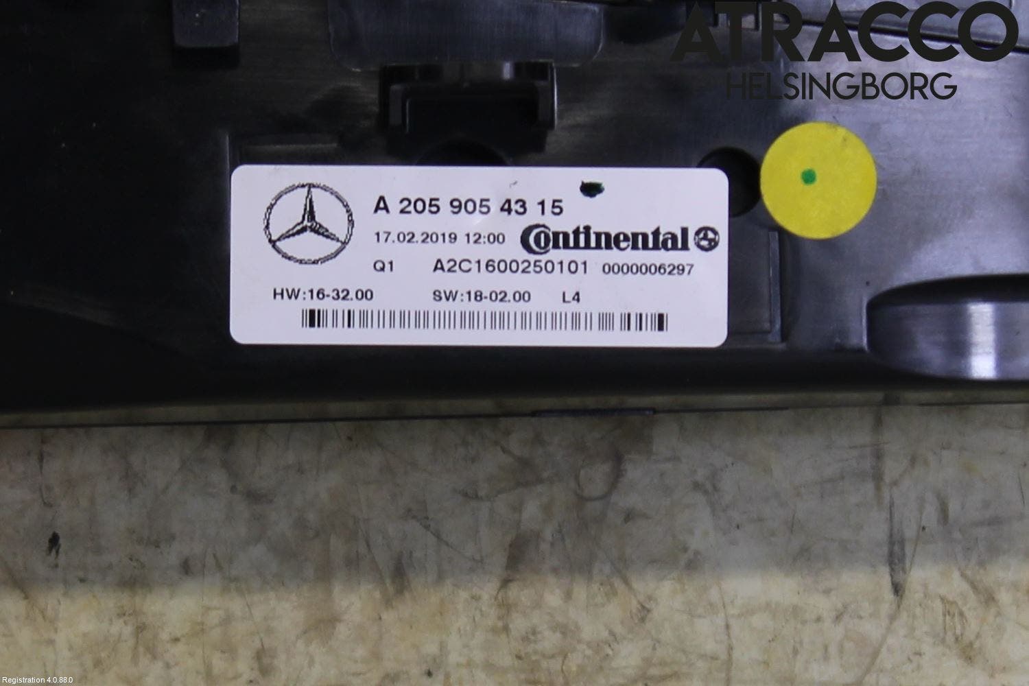 Mercedes-Benz MB C-KLASS (W205) 14-21 Ac Styrenhet Ac Manöveren