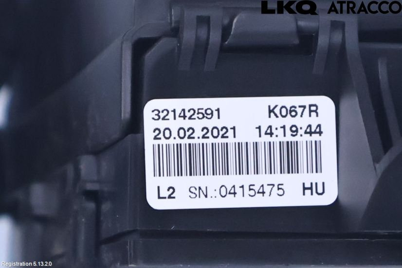 Volvo V90 17->> Säkringsdosa-Elcentral
