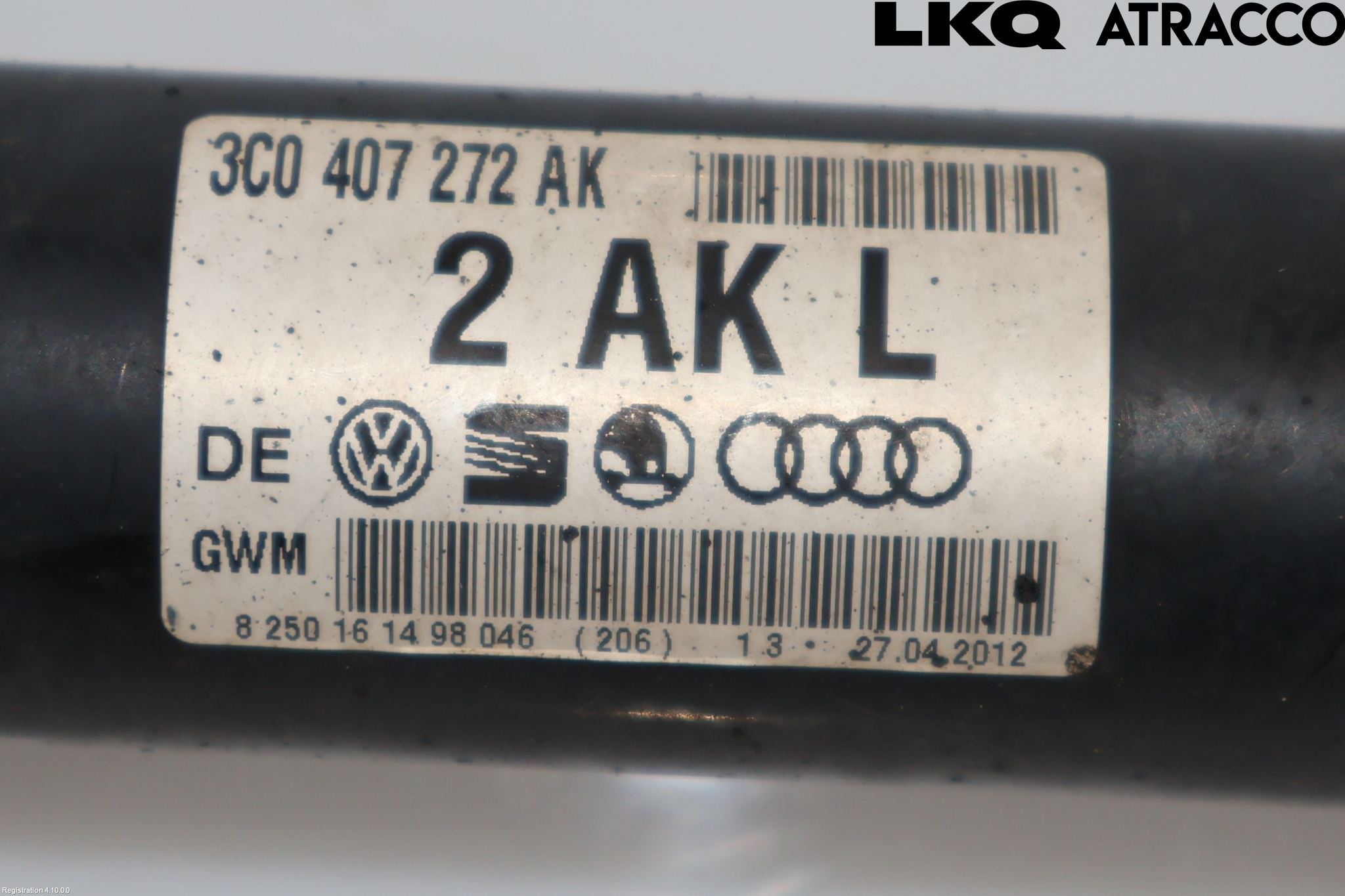 Volkswagen VW PASSAT CC 08-16 Drivaxel Fram Höger