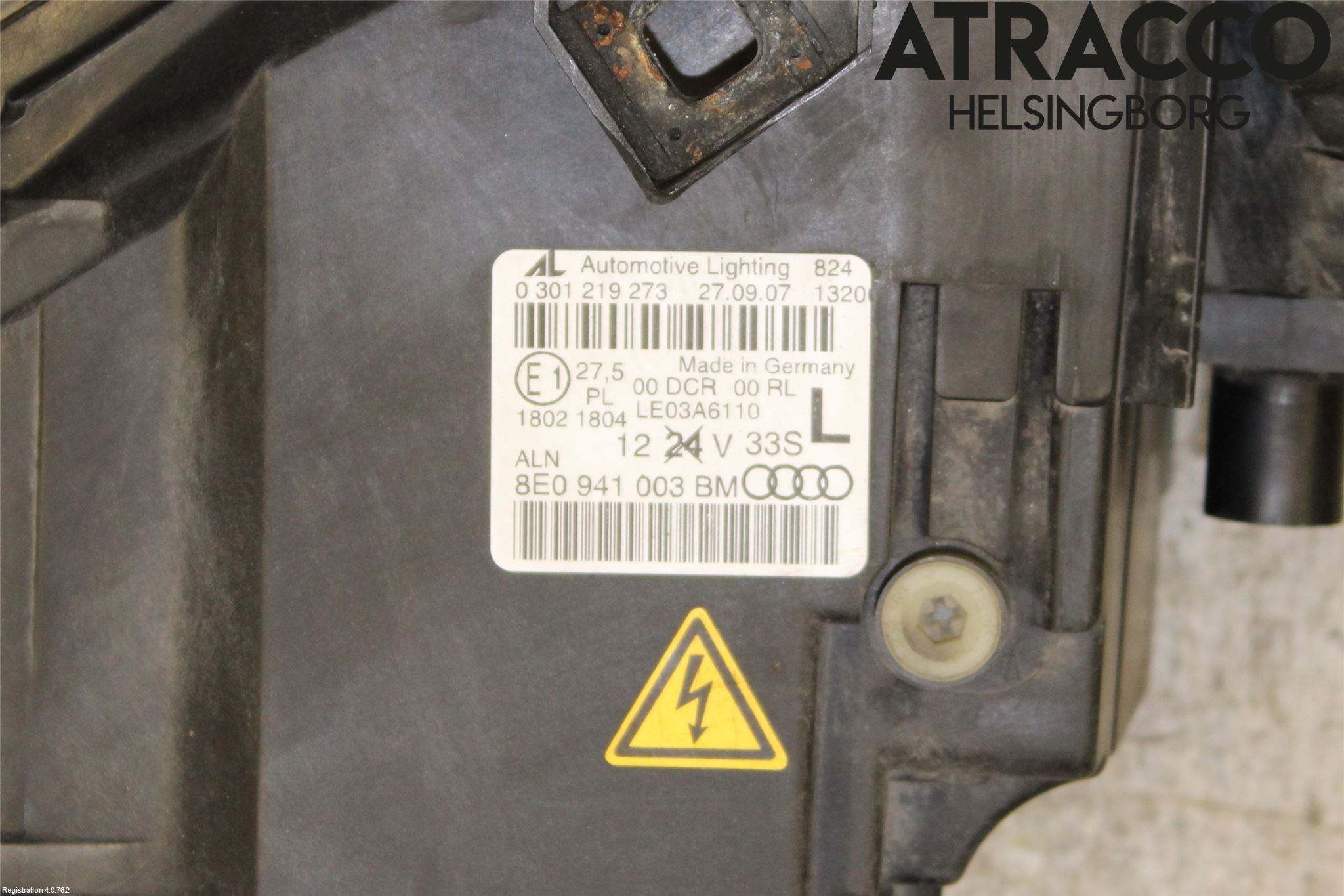 Audi A4/S4 05-07 Strålkastare Vänster