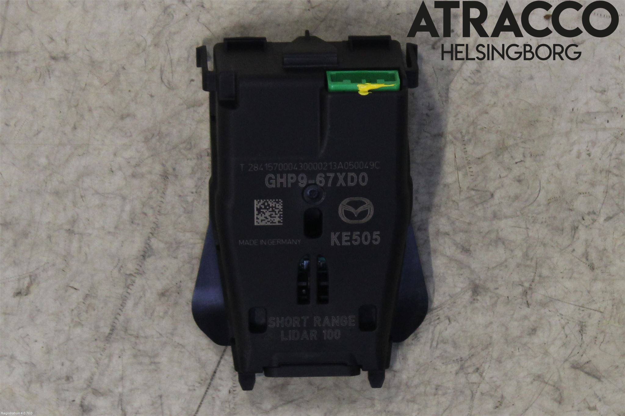 Mazda 3 III 14-19 Sensor Aktivt Kollisionsskydd